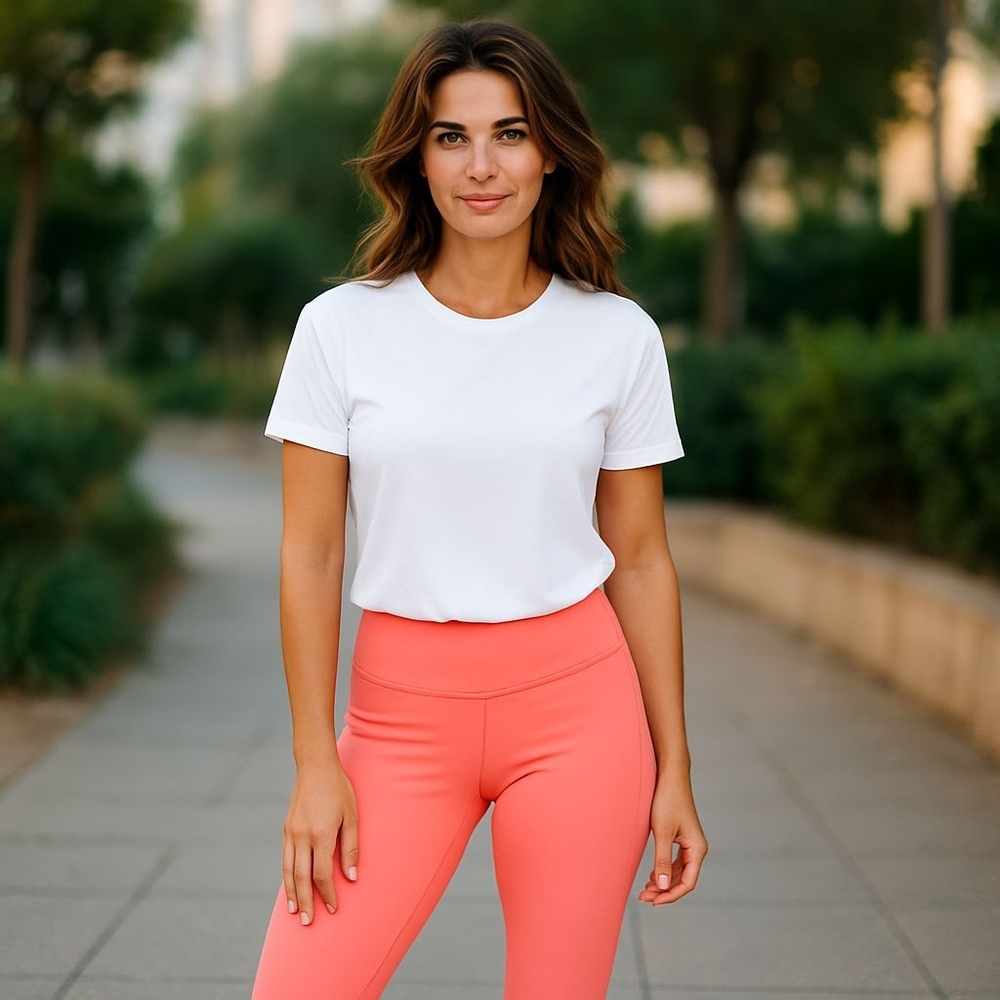 Victoria's Secret Sport Coral knockout capri